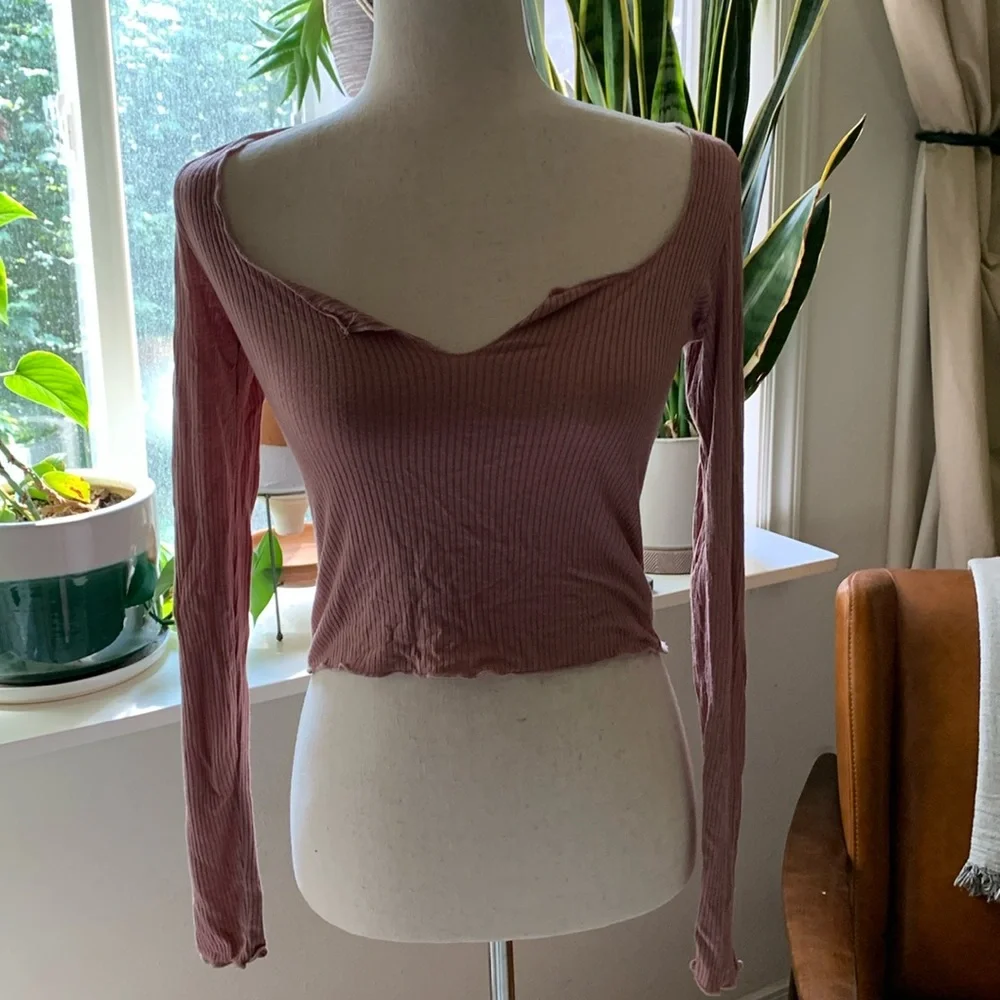 Free people crop top shirt - Picture 1 of 3